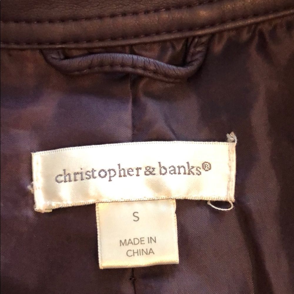 Faux leather jacket - Picture 3 of 4